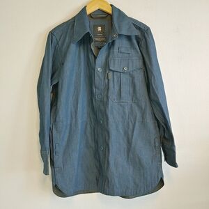 G-Star Raw Women's Naval Collar Overshirt 2.0 Sz Small Streetwear Loose Fit